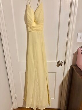 JJs House Daffodil Spaghetti Strap Maxi Dress